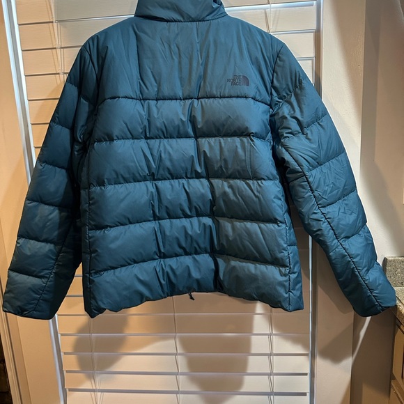 New THE NORTH FACE Valle Down Puffer Jacket Mallard Blue Teal $169 XL X-Large - Picture 6 of 9